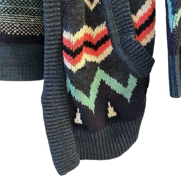Divided by H&M Women's Aztec Knit Cardigan Sweater Size 4 Multicolor - Picture 3 of 6
